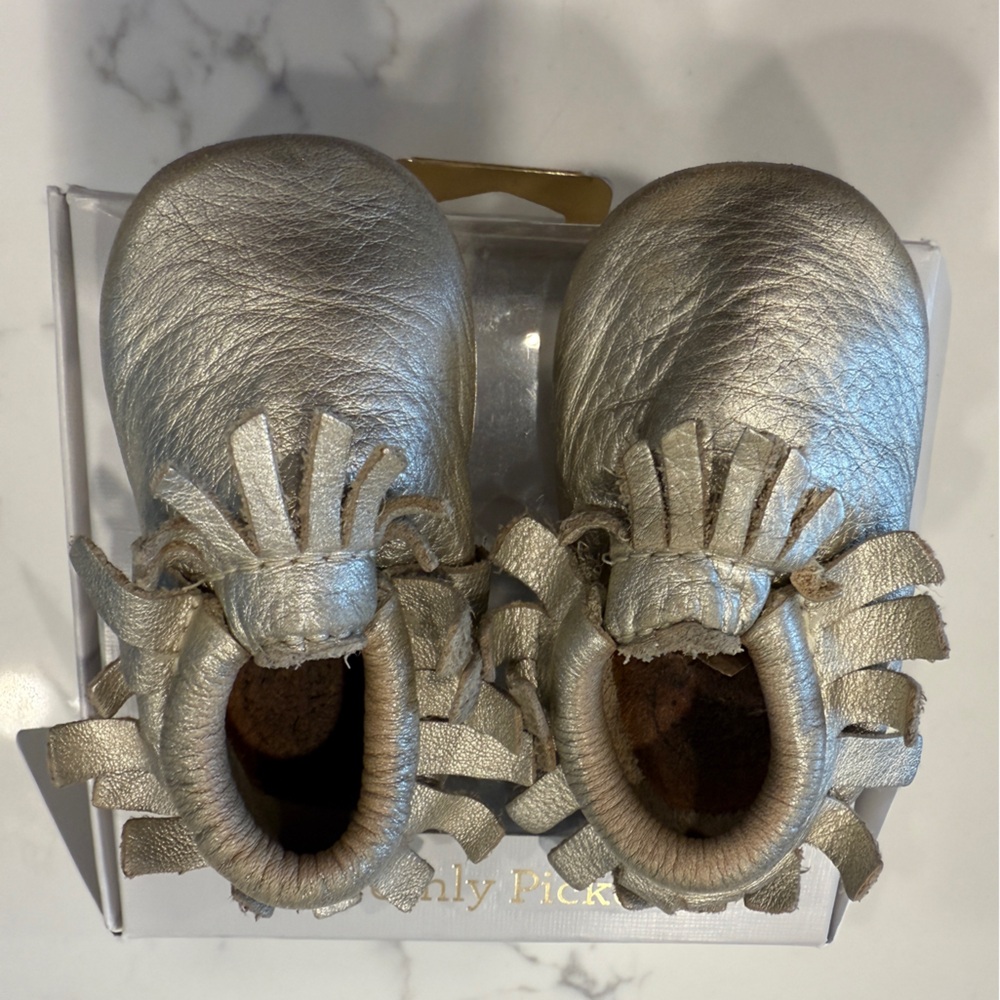Freshly Picked Metallic Moccasins